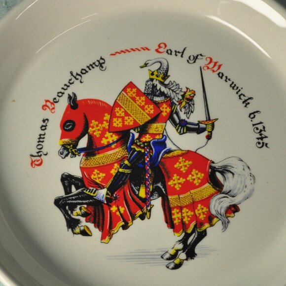 earl of warwick thomas beauchamp coaster trinket dish (w987) - Picture 3 of 5